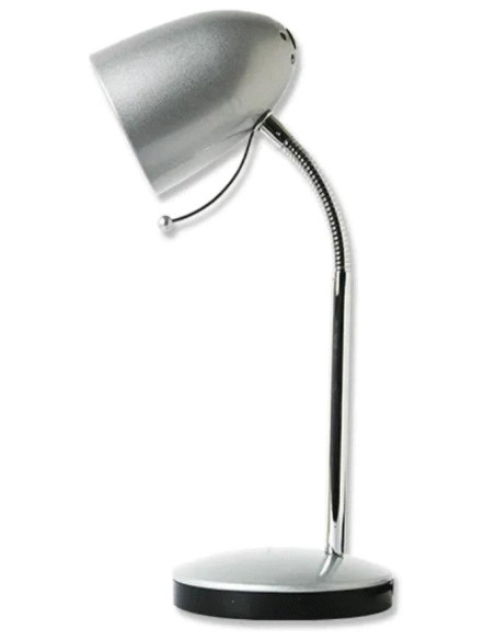 FLEXO E27 PLATA SIN BOMBILLA