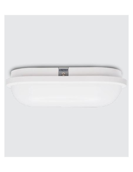 PLAFON EXTERIOR OVALADO  BLANCO 15W 6000K