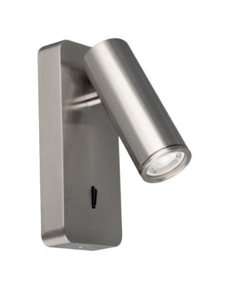  NOTTE  APLIQUE MINI GU10 NIQUEL CON INTERRUPTOR