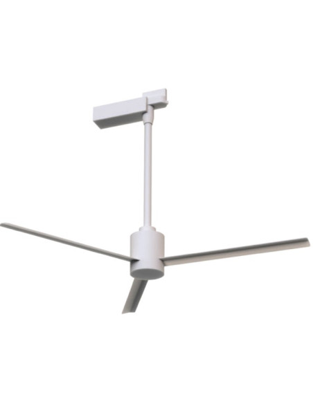VENTILADOR PARA CARRIL TRIFASICO CONSUMO 7W BLANCO