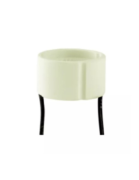 PORTALAMPARAS GU10 CERAMICO 25cm CABLE