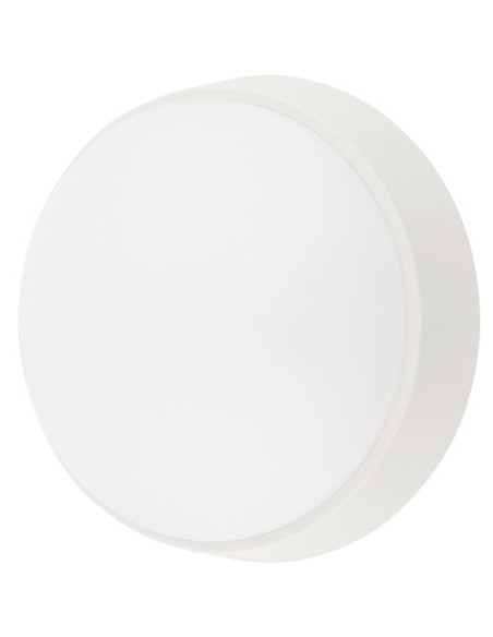PLAFON  14W EXTERIOR REDONDO IP65 BLANCO CCT