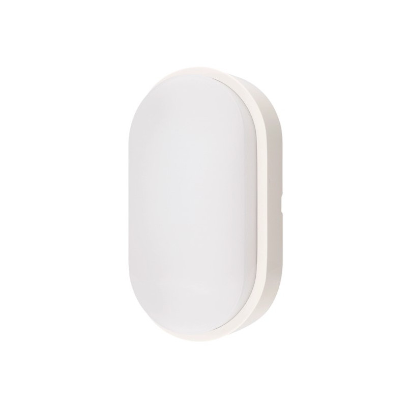 PLAFON  14W EXTERIOR OVAL IP65 BLANCO CCT