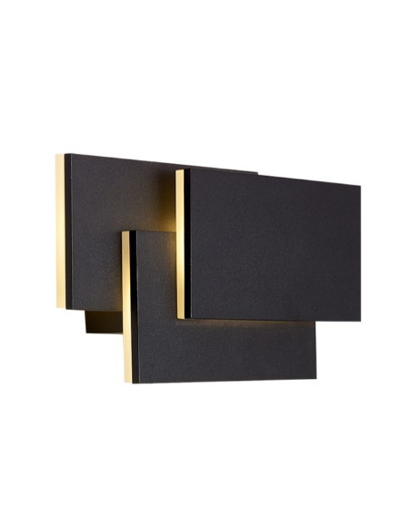 TAHITI XL * APLIQUE MEDIANO LED CUADRADOS 12W - NE