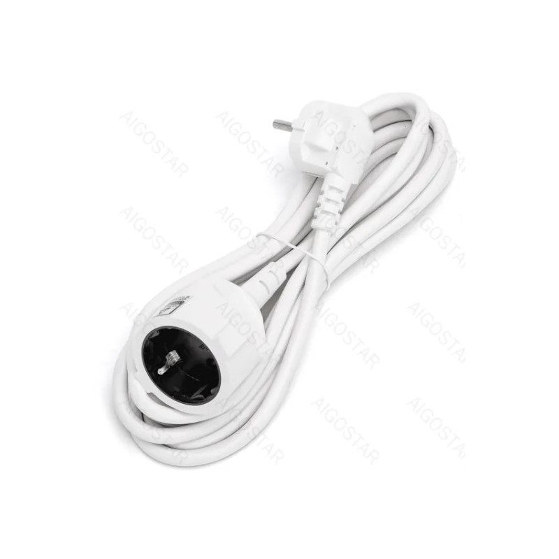 CABLE ALARGADOR 16A ALEMAN 3G  1 5mm  3m BLANCO