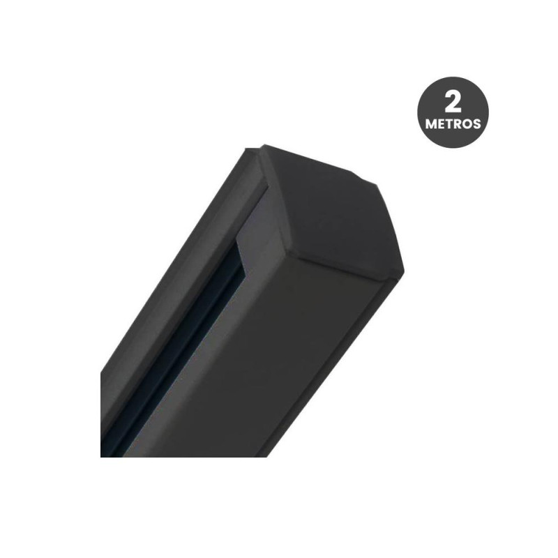 CARRIL TRIFASICO 2M NEGRO