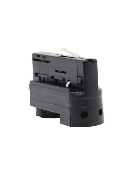 CONECTOR ADAPTADOR CARRIL TRIFASICO NEGRO