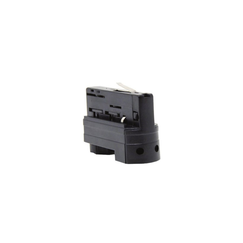 CONECTOR ADAPTADOR CARRIL TRIFASICO NEGRO