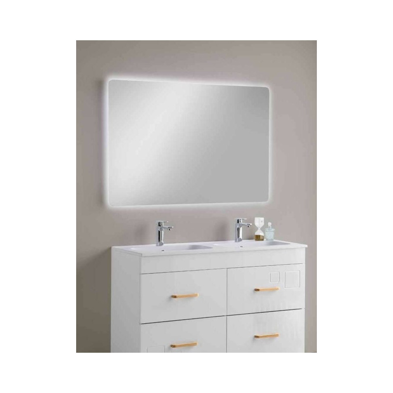 CASTOR ESPEJO 80X80XM BAÑO IP44 CON LUZ 16W