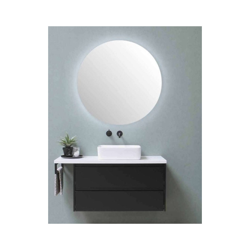 VEGA ESPEJO 80X80CM BAÑO LUZ 16W  6500ºK 