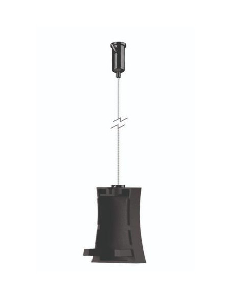 HANOK * TAPA LATERAL NEGRA CON CABLE FIJACION