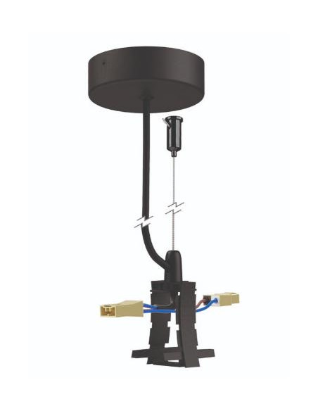 HANOK * CONEXION INTERMEDIA NEGRA CON CABLE ALIMEN