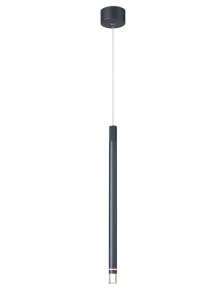 MOANA COLGANTE 1 LUZ 7W GRIS OSCURO