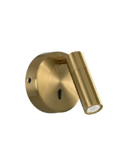 APLIQUES 3 3W CON INTERRUPTOR CUERO 3000ºK