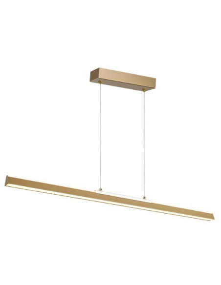LINEAL LAMPARA 36W COLGANTE PINTURA ORO