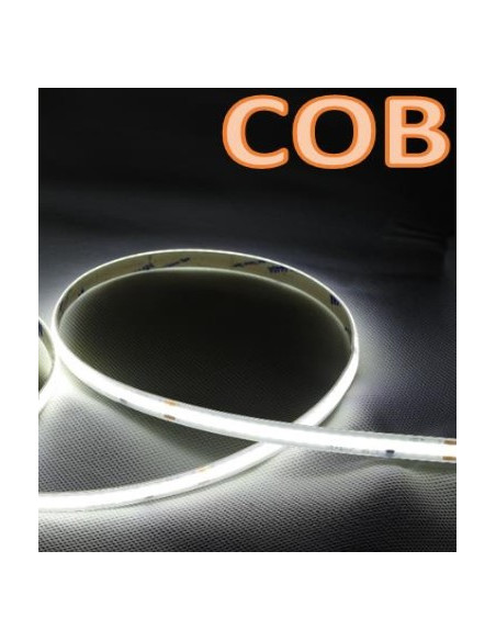 TIRA 12W LED COB 220V 4000º IP44  ROLLO 20 METROS