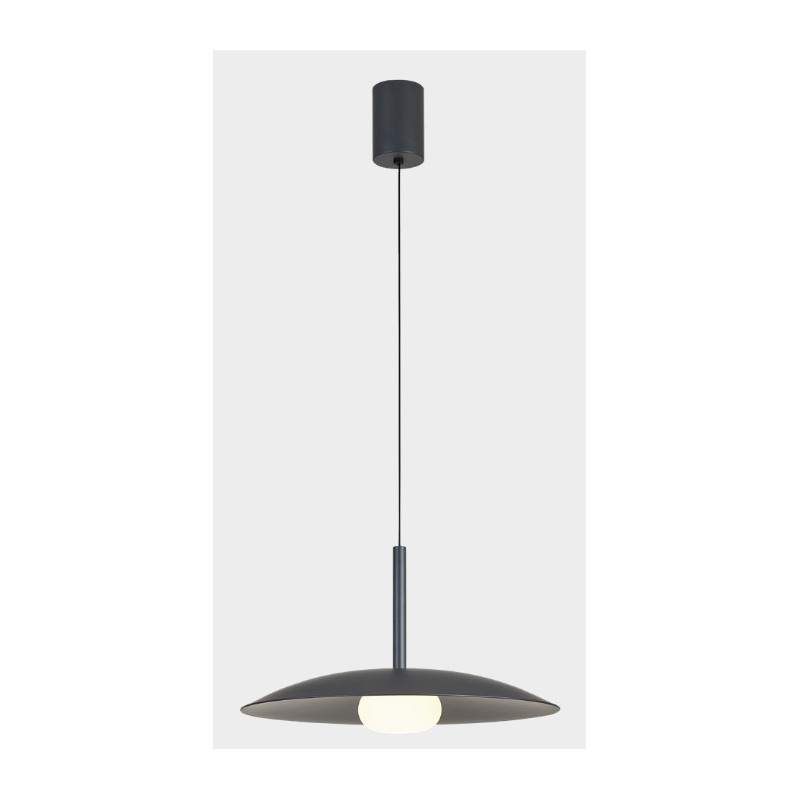 LIDIA * COLGANTE 1L LED 12W - GRIS OSCURO