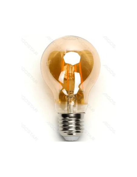 BOMBILLA A60 E27 8W FILAMENTO 2200ºK AMBAR BLISTER