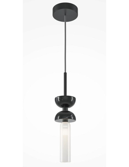 LAMPARA COLGANTE  KYOTO 1L x G9 NEGRA