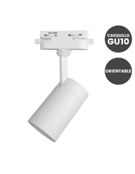 FOCOS DE CARRIL GU10 MONOFASICO BLANCO