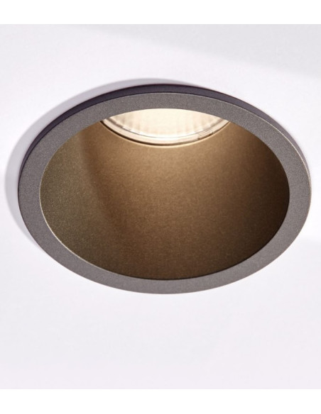 EMPOTRABLE TEVEL 5W GRIS M CCT 24º APERTURA ON/OFF