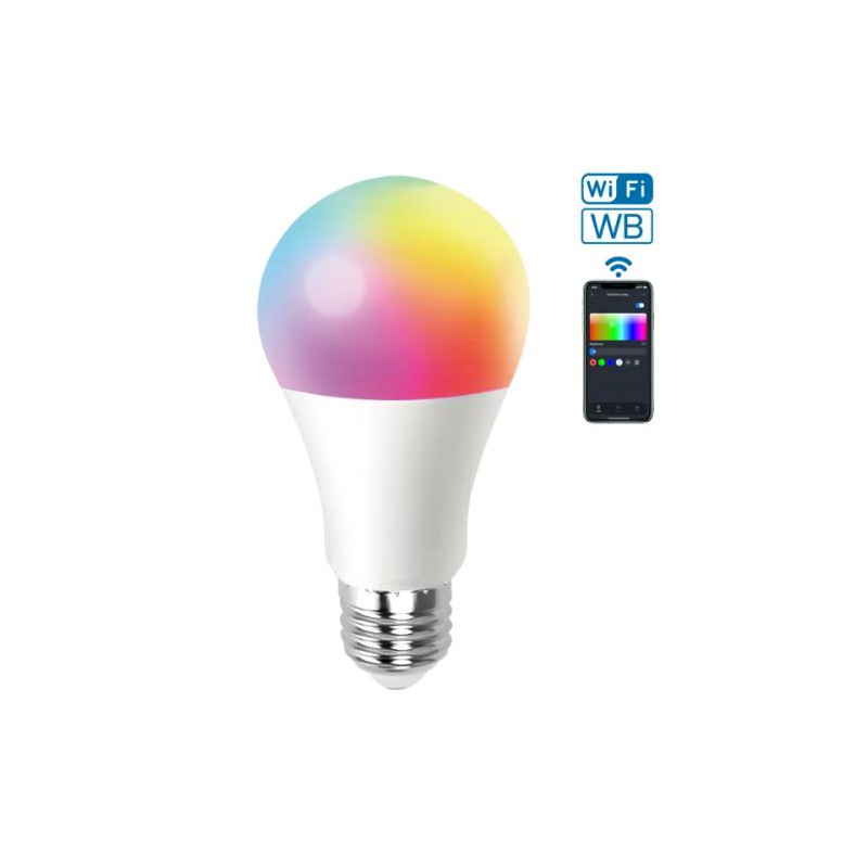 BOMBILLA A60 E27 12W RGB CCT WIFI WB