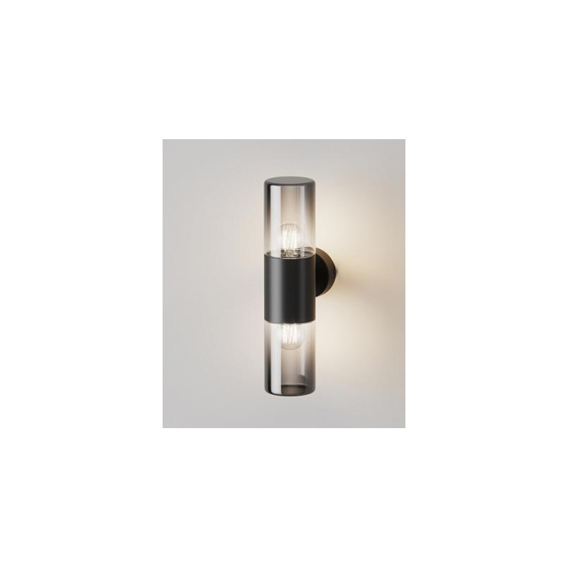 AMAS APLIQUE EXTERIOR IP54 GRAFITO 2xE27