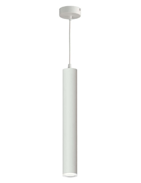 COLGANTE GU10 CILINDRO BLANCO 55mmx250mm