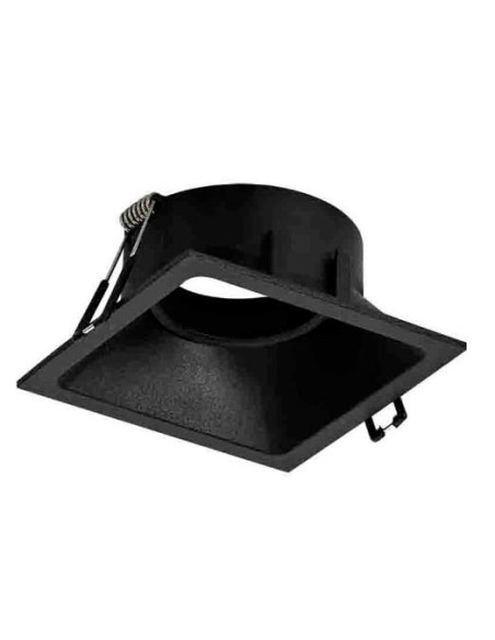 COMFORT GU10 EMPOTRABLE CUADRADO NEGRO