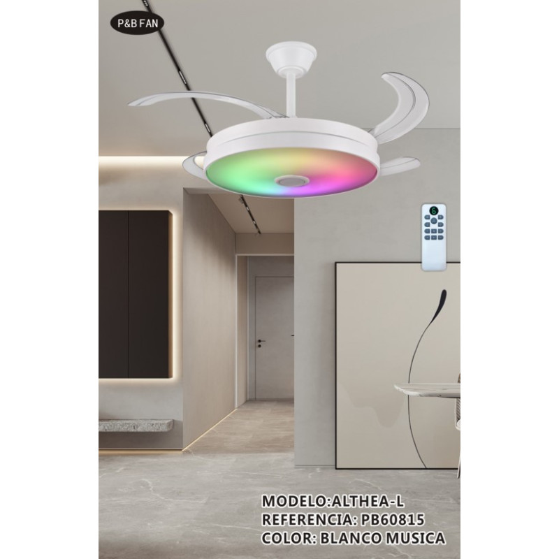 VENTILADOR DC ALTHEA S  36 36W BLANCO 6 VEL  CCT