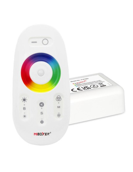 CONTROLADOR TIRA LED RGB 12V-24V RF 6A/CH  2 4GHz