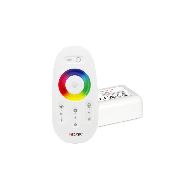 CONTROLADOR TIRA LED RGB 12V-24V RF 6A/CH  2 4GHz