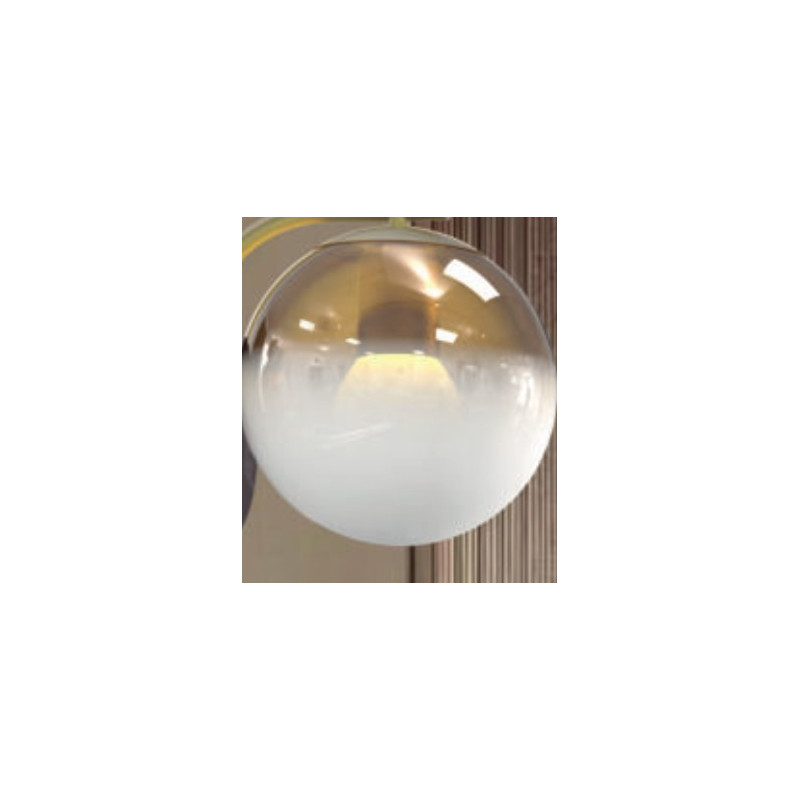VETRO TULIPA CRISTAL 18CM BRONCE ACIDO