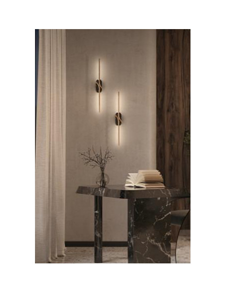 APLIQUE RENACENTISTA NEGRO VETAS ORO