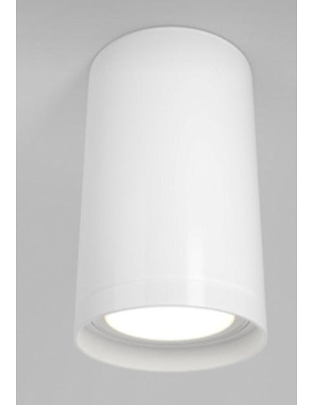 FOCUS CILINDRO PLAFON  GU10 SUPERFICIE BLANCO