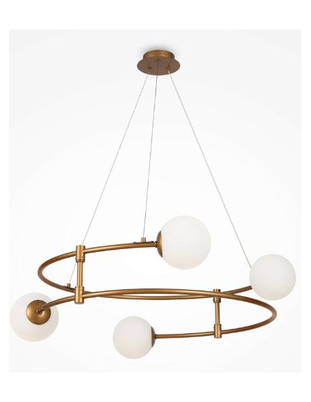 LAMPARA COLGANTE BALANCE ORO 4xG9