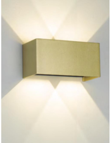 DAVOS  APLIQUE 24W ORO 2700ºK REGULABLE 20X10X10CM