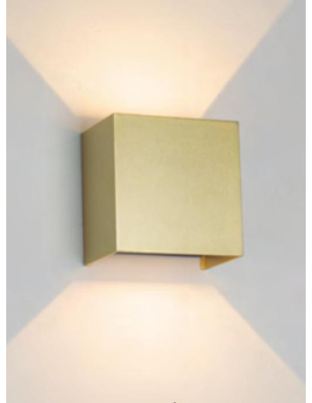 DAVOS  APLIQUE 20W ORO 2700ºK REGULABLE 15X15X10CM