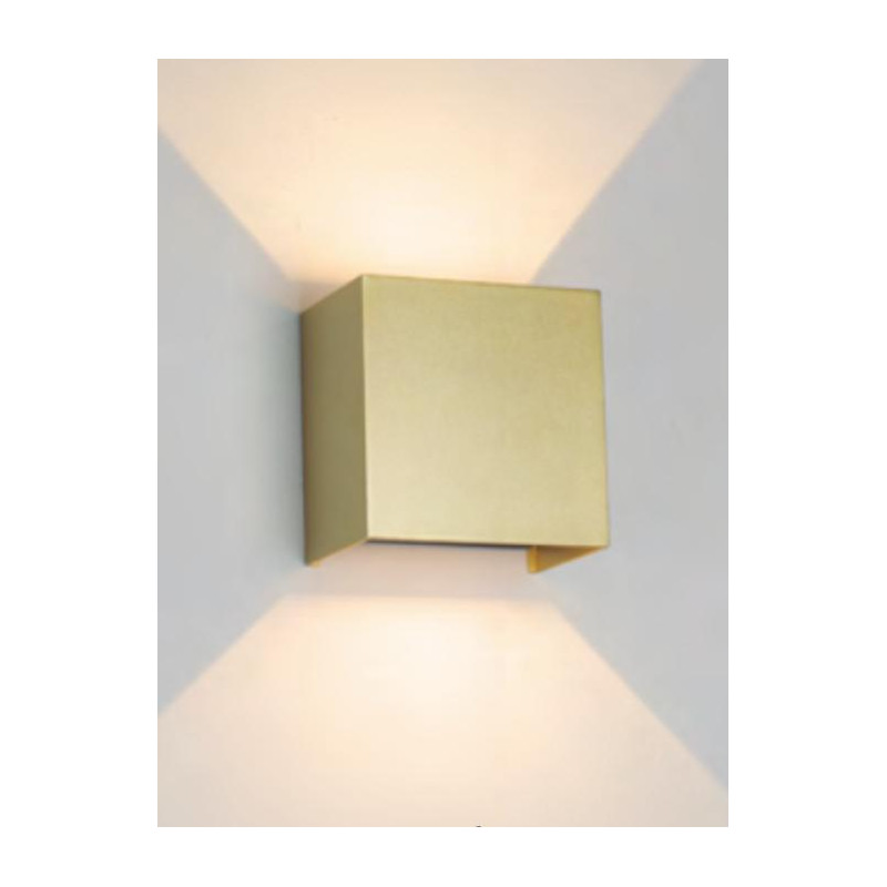 DAVOS  APLIQUE 20W ORO 3000ºK REGULABLE 15X15X10CM