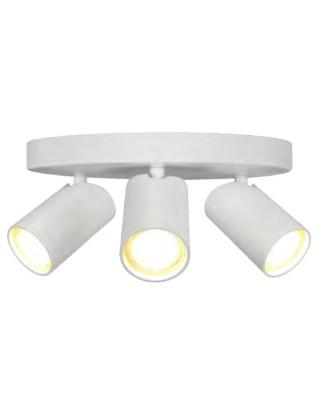SAL BLANCO * PLAFON REDONDO 3L*GU10