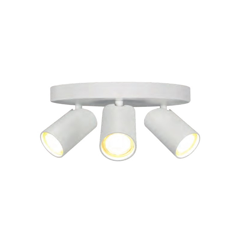 SAL BLANCO * PLAFON REDONDO 3L*GU10