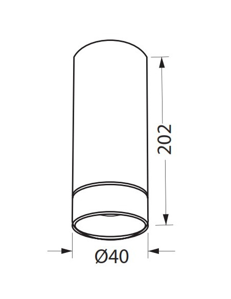 SPLIT" CILINDRO MINI BLANCO... 2
