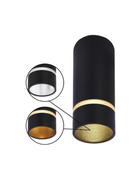 SPLIT" CILINDRO MINI NEGRO...