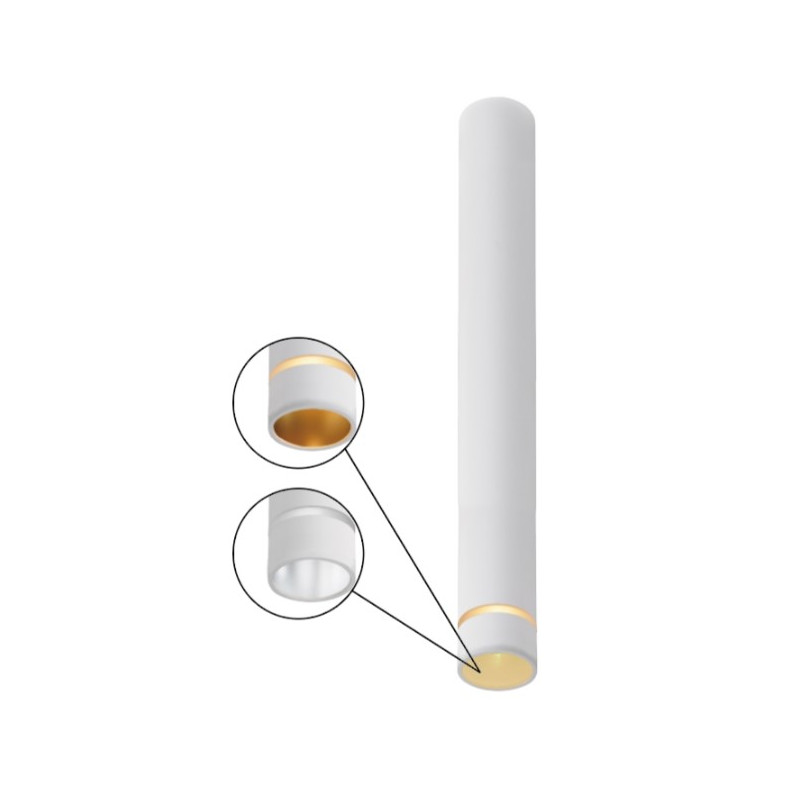  SPLIT * CILINDRO MINI GU10 BLANCO 302X40mm