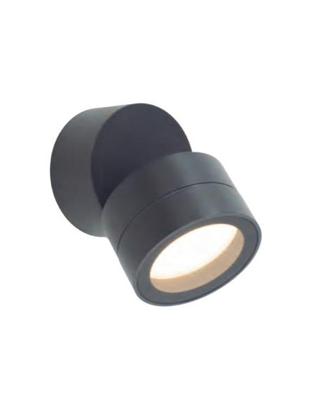 SALER * FOCO // APLIQUE IP65 1L*GX53 GRIS OSCURO