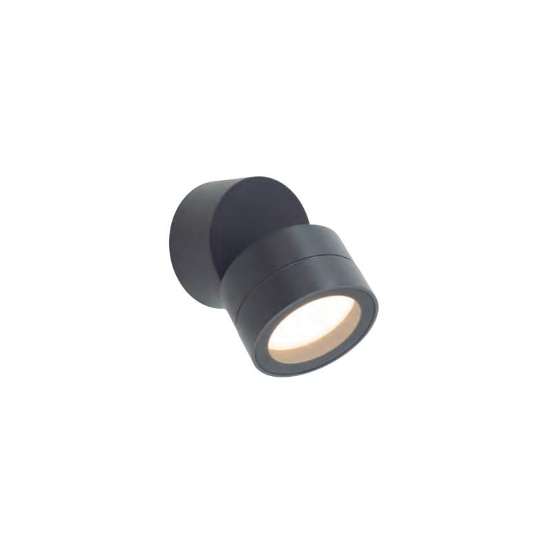 SALER * FOCO // APLIQUE IP65 1L*GX53 GRIS OSCURO