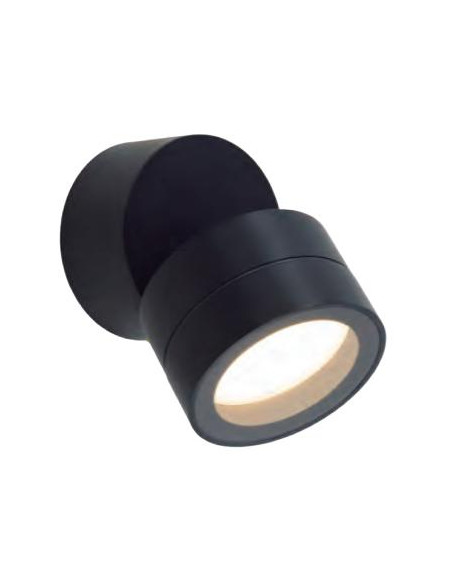 SALER * FOCO // APLIQUE IP65 1L*GX53 NEGRO
