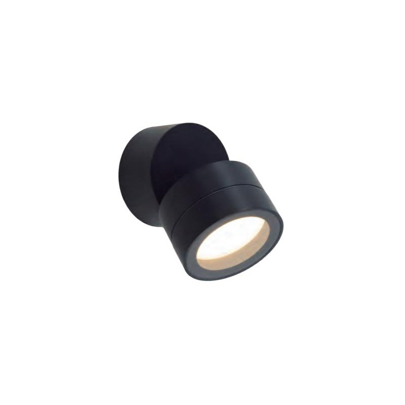 SALER * FOCO // APLIQUE IP65 1L*GX53 NEGRO