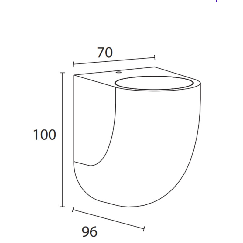 BALDY * APLIQUE 1L EXTERIOR GU10 IP65...
