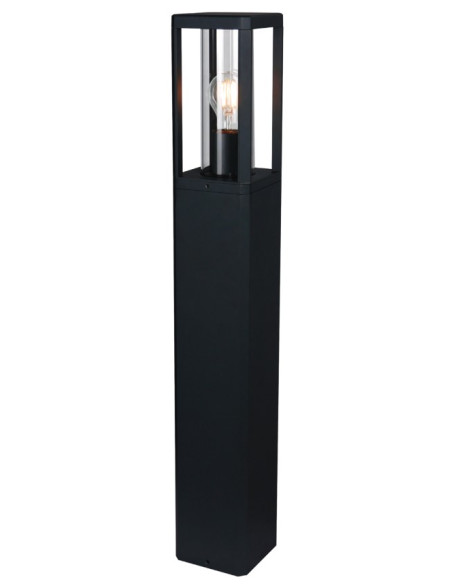 NEVADA * BOLARDO 1L EXTERIOR E27 NEGRO